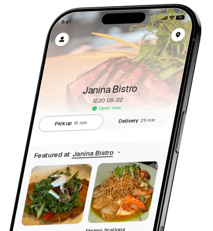 Janina Bistro app preview