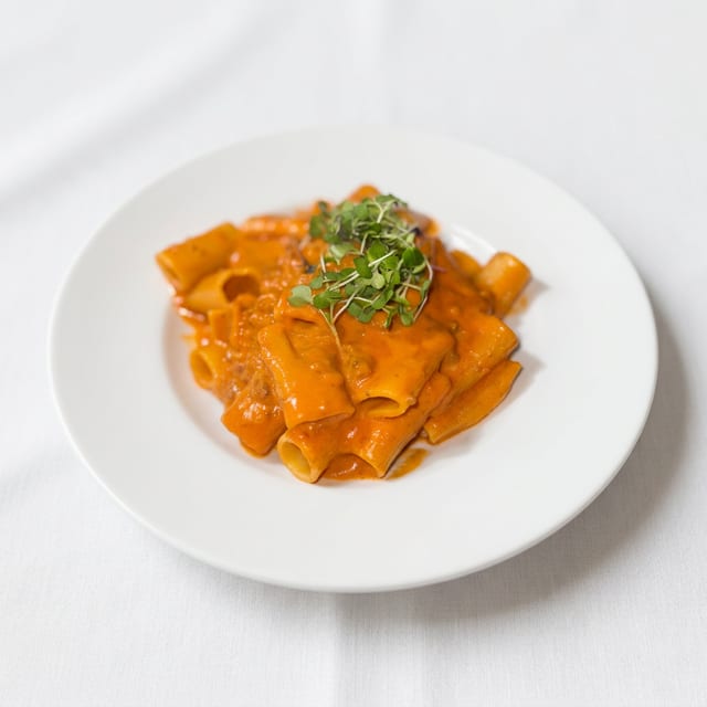 Rigatoni Bolognese.