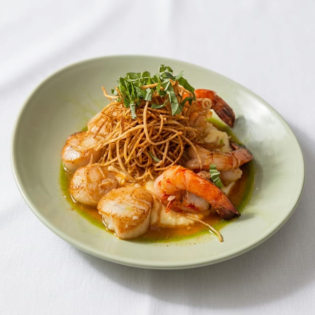 Shrimp & Scallops.