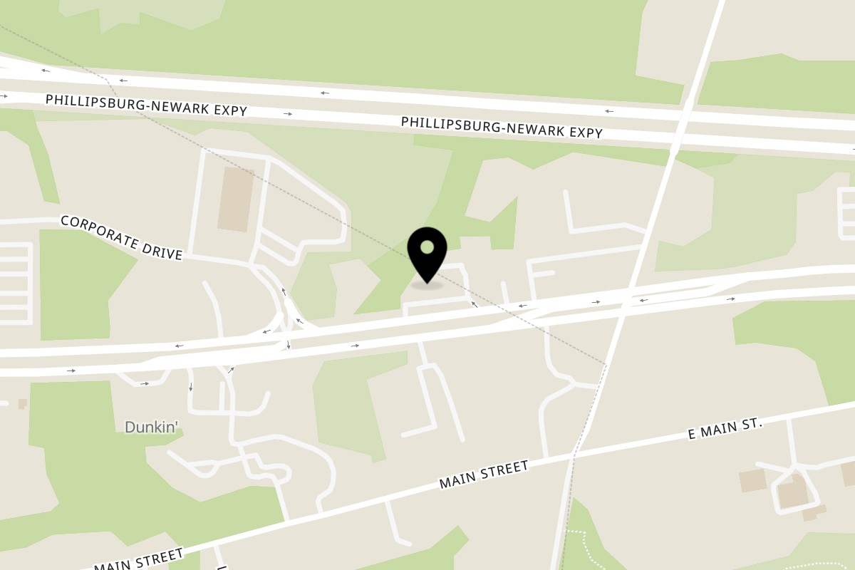 Map showing the location of Janina Bistro on 1220 US-22 in Lebanon